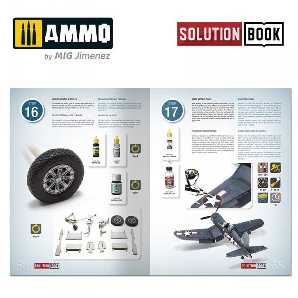 Ammo of Mig 6523 How to Paint WWII US Navy Late Aircraft SOLUTION BOOK