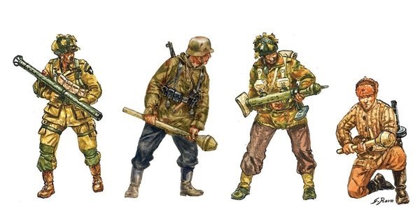Italeri 6131 WWII Anti-Tank Teams 1/72