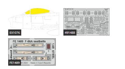 Eduard BIG49439 F-86A CLEAR PROP 1/48