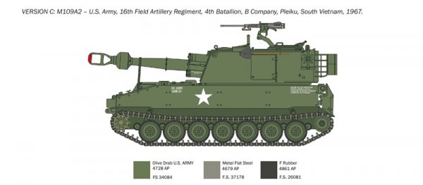 Italeri 6589 M109 A2/A3/G 1/35