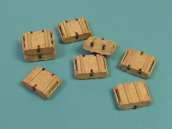 Eureka XXL E-035 Modern Russian Ammo Crates Type I for 7,62mm Ammo (for AK-47 Kalashnikov) 1/35