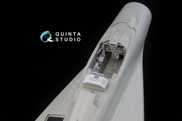 Quinta Studio QD48008 MiG-29 (9-12) 3D-Printed &amp; coloured Interior on decal paper (for GWH kits) 1/48