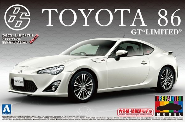 Aoshima 01005 TOYOTA 86 SATIN WHITE PEARL (1:24)