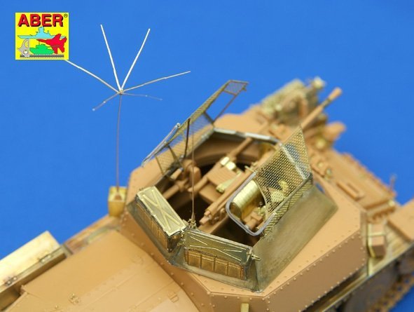 Aber R-27 German 1,4 m aerials (set of 3 pcs) (1:35)
