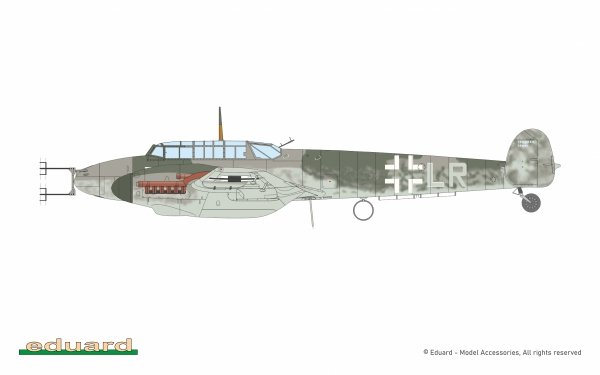 Eduard 7084 Bf 110F ProfiPack Edition 1/72