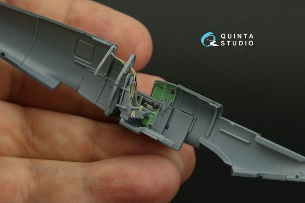 Quinta Studio QD72042 Spitfire Mk.IX 3D-Printed &amp; coloured Interior on decal paper (Eduard) 1/72
