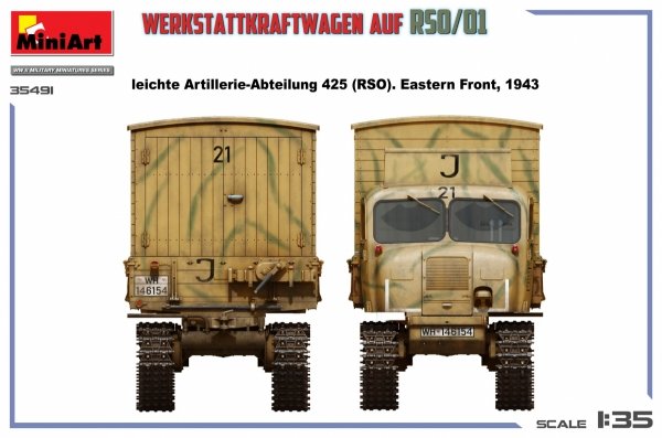 MiniArt 35491 Werkstattkraftwagen Auf RSO/01 1/35
