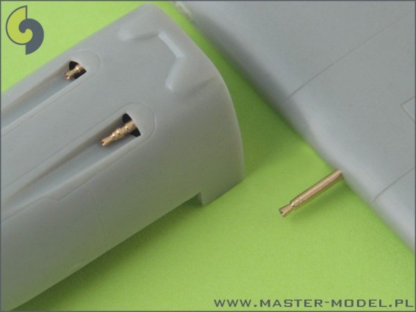 Master AM-48-009 Bf 109 E3 - E9, T armament set (MG 17 tips, MG FF barrels) (1:48)