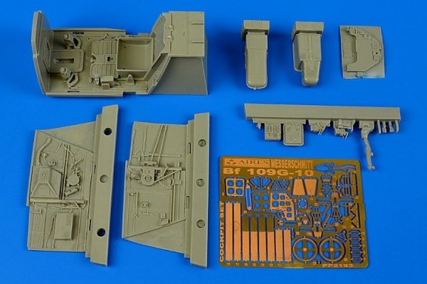 Aires 2193 Bf 109G-10 cockpit set 1/32 REVELL