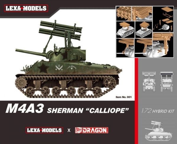 Dragon 7677 M4A3 Sherman &quot;Calliope&quot; (Lexa Models x Dragon Models) Hybrid Kit 1/72
