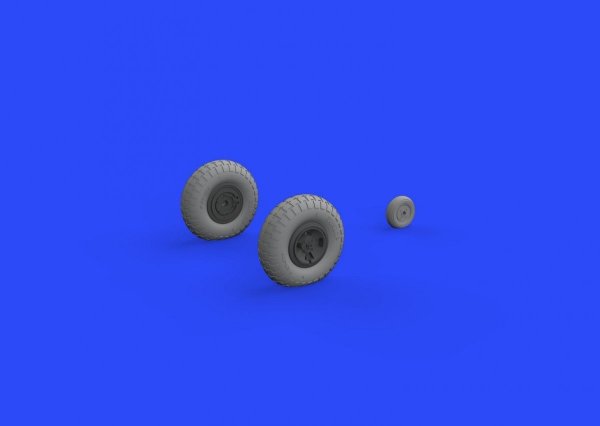 Eduard 632130 Spitfire Mk. IX wheels 4spoke w/ pattern TAMIYA 1/32