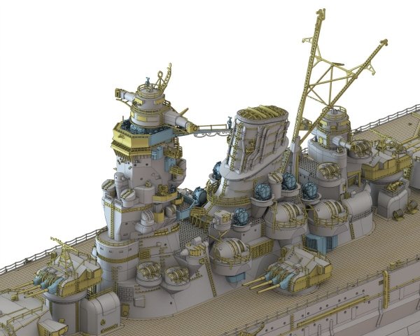 Pontos 70003R1 IJN Battleship Yamato 1941 1/700