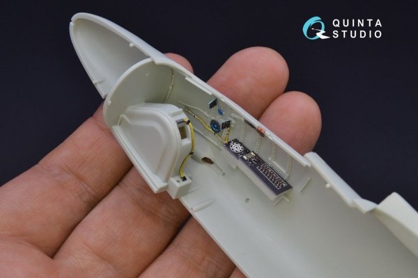 Quinta Studio QD32075 He 162 3D-Printed &amp; coloured Interior on decal paper (for Revell kit) 1/32