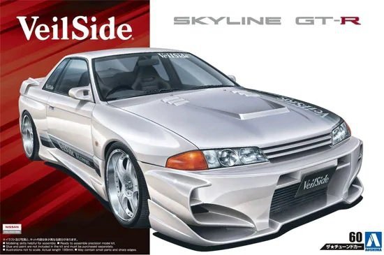 Aoshima 05709 VeilSide Combat Model BNR32 Skyline GT-R '90 1/24