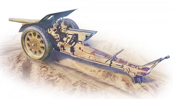 ACE 72594 Cannone da105/28 Ruote Electron 1/72