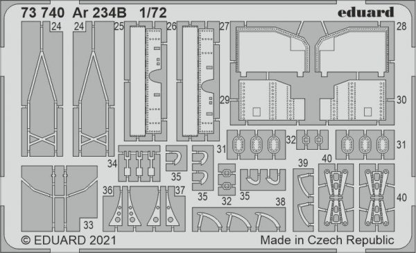 Eduard 73740 Ar 234B HOBBY 2000 / DRAGON 1/72