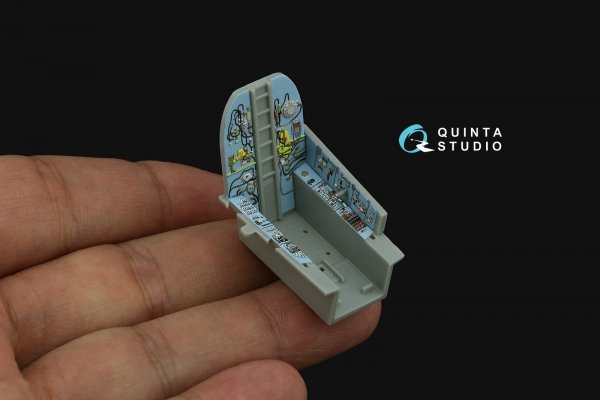 Quinta Studio QDS-48480 Su-17M4/Su-22M4 3D-Printed &amp; coloured Interior on decal paper (Hobby Boss) (Small version) 1/48