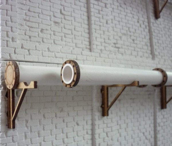 RT-Diorama 35558 Factory Pipe Set (10mm) 1/35