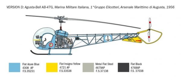 Italeri 2820 OH-13 Sioux 1/48