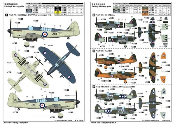 Trumpeter 05810 Fairey Firefly Mk.1 (1:48)
