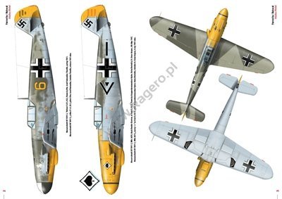 Kagero 55005 Messerschmitt Bf 109 F-G EN/PL