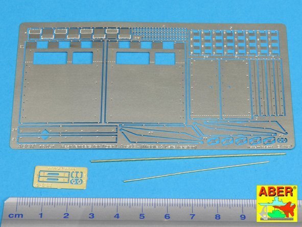 Aber 16051 Rear fenders for Tiger I, Ausf.E – (Late version) (1:16)