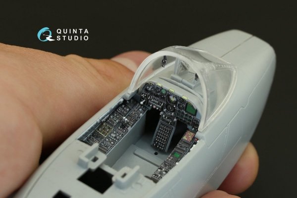 Quinta Studio QD48076 A-10A 3D-Printed &amp; coloured Interior on decal paper (for Italeri kit) 1/48