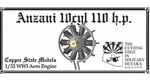 Copper State Models E32-006 Anzani 10 cyl 110hp 1:32