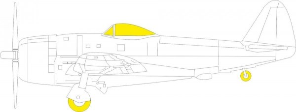 Eduard EX882 P-47D Bubbletop TFace TAMIYA 1/48