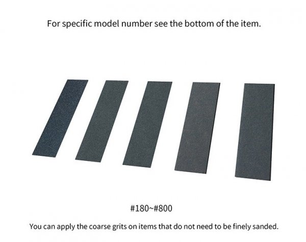 DSPIAE MSP-280 #280 DIE-CUTTING ADHESIVE SANDPAPER /  PAPIER ŚCIERNY SAMOPRZYLEPNY