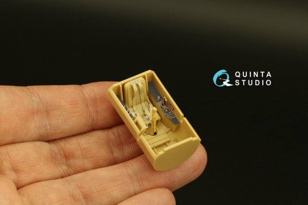 Quinta Studio QD48300 Me 262 HGIII 3D-Printed coloured Interior on decal paper (Amusing Hobby) 1/48