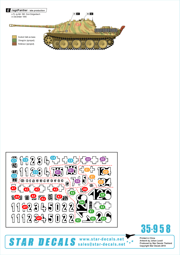 Star Decals 35-958 Op. Nordwind  2 1/35