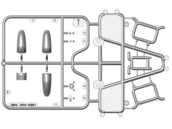 Arma Hobby 70073 P-51D Mustang Very Long Range 1/72