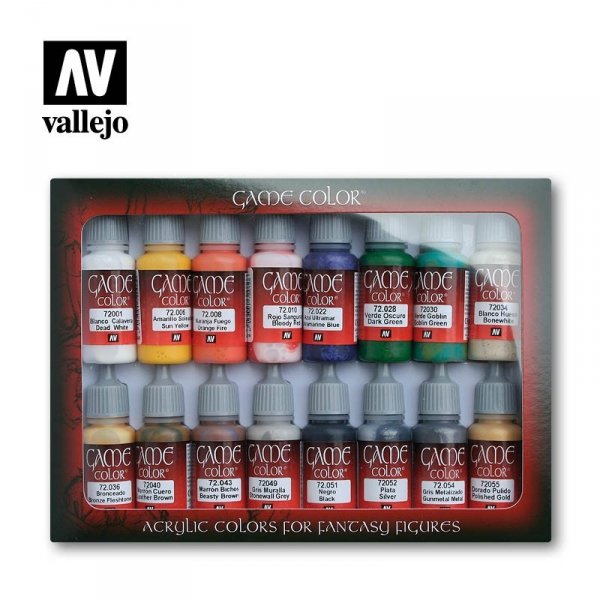 Vallejo 72299 Introduction Colors Set 16x17ml