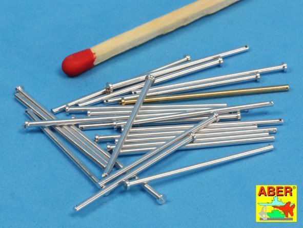 Aber 16068A Panzer IV track link pins x 25 pcs. (1:16)