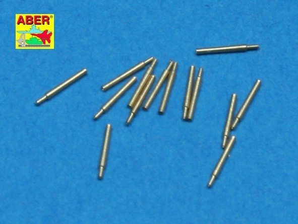 Aber 1:700L-29 Set of 14 pcs 152mm (6in) L50 Vickers Mk.M type 41 barrels for Kongo, Haruna, Hiei, Kirishima, Fuso, Yamashiro 1/700