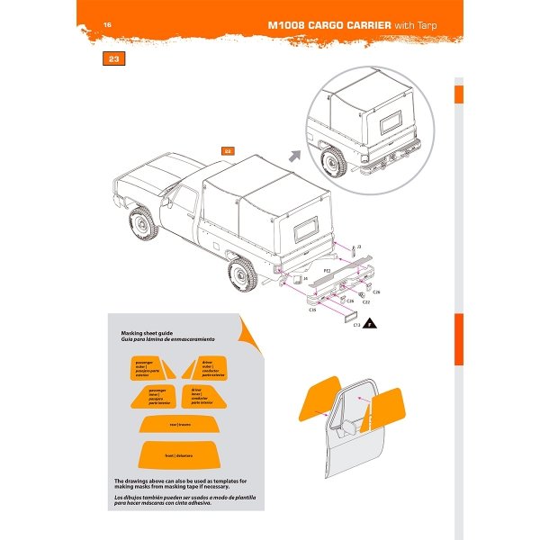 AK Interactive AK35031 M1008 TROOP CARRIER WITH TARP 1/35