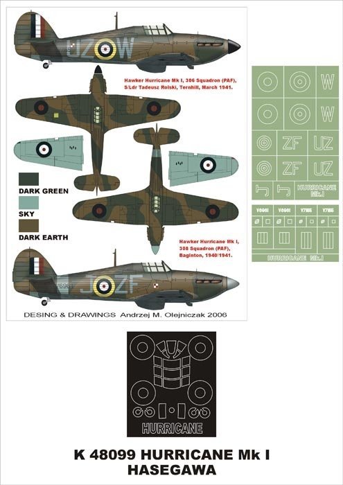 Montex K48099 Hurricane MkI 1/48