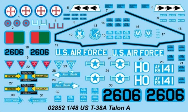 Trumpeter 02852 T-38A Talon (1:48)