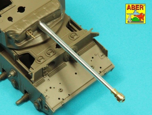 Aber 35L-332 Lufa 76,2 mm (3 cale) 17 funtowa Mk. II z hamulcem wylotowym do czołgu A34 COMET 1/35