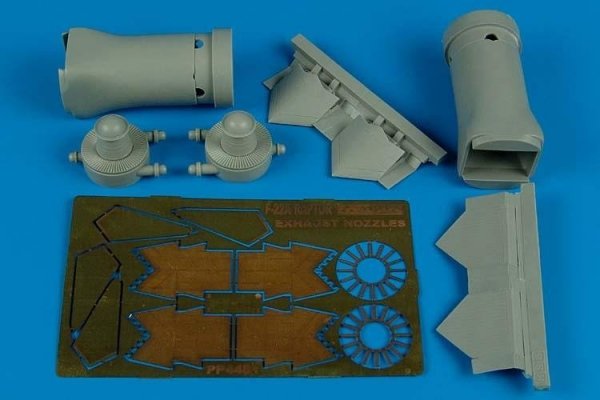 Aires 4481 F/A-22 Raptor exhaust nozzles - closed 1/48 Hasegawa