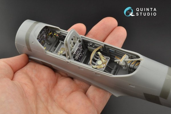 Quinta Studio QD32091 Ju 87A 3D-Printed &amp; coloured Interior on decal paper (Trumpeter) 1/32