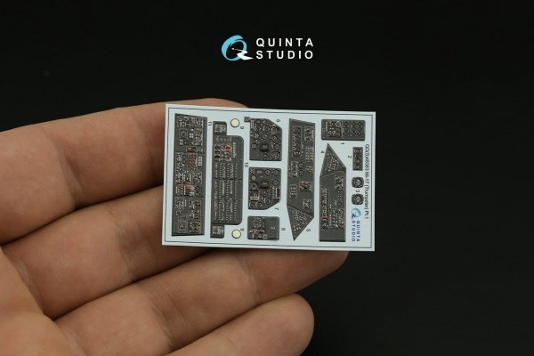 Quinta Studio QDS-48383 Mi-17 3D-Printed &amp; coloured Interior on decal paper (Trumpeter) (Small version) 1/48