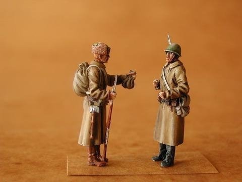 CMK F48064 Russian Infantry WW II (2 figures) 1/48