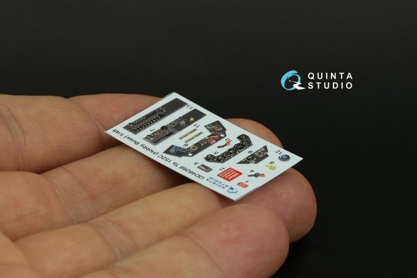 Quinta Studio QD48268 Ta 152C 3D-Printed &amp; coloured Interior on decal paper (Hobby Boss) 1/48