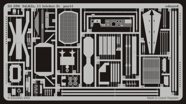 Eduard 35596 Sd. Kfz.11 leichte 3t  (AFV CLUB) 1/35 