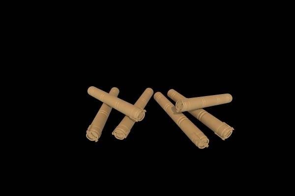 Panzer Art RE35-623 Metal ammo containers for 88mm FlaK/KwK36 early pattern (12pcs) 1/35