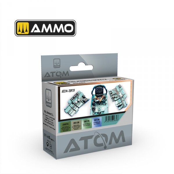 AMMO by Mig Jimenez 20939 ATOM WWII Japanese Cockpits Set 4x20ml