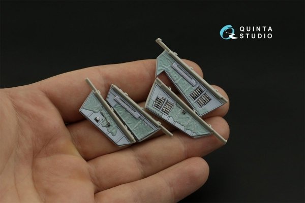 Quinta Studio QD32098 F-14A 3D-Printed &amp; coloured Interior on decal paper ( Trumpeter ) 1/32