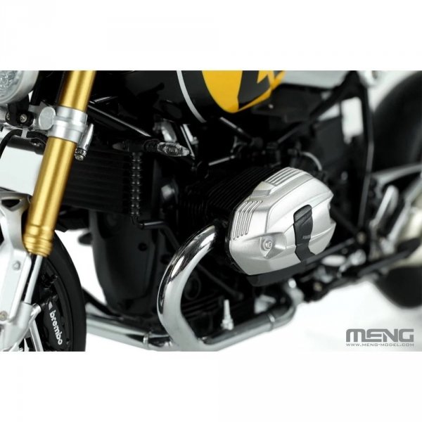 Meng Model MT-003u BMW R nineT Option 719 Black Storm Metallic Vintage Pre-coloured Edition 1/9